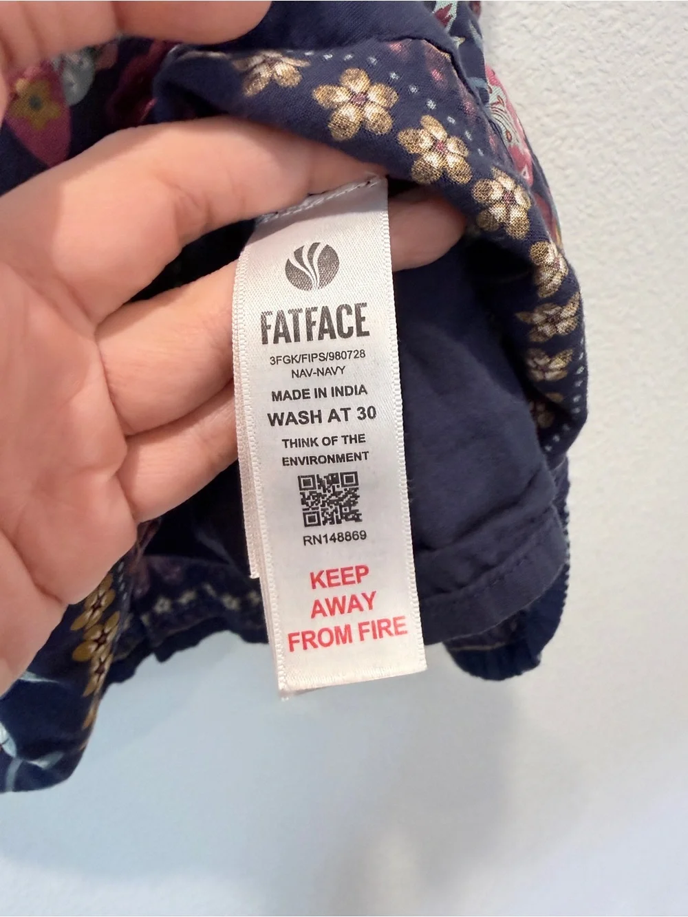 FatFace Girls Smocked Floral Dress Boho Fairycore Whimsygoth Prairie Pockets 5/6